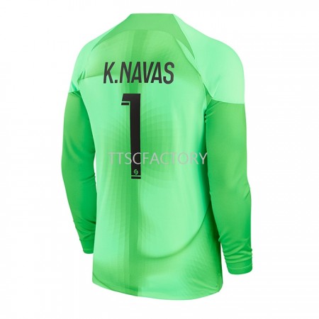 Billiga Fotbollströjor Paris Saint-Germain K.Navas 1 Målvakt Hemma tröja 2022/23 Långärmad
